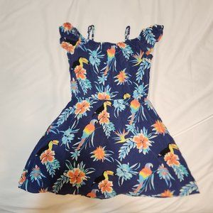 Girl's tropical childrens place dress L 10/12